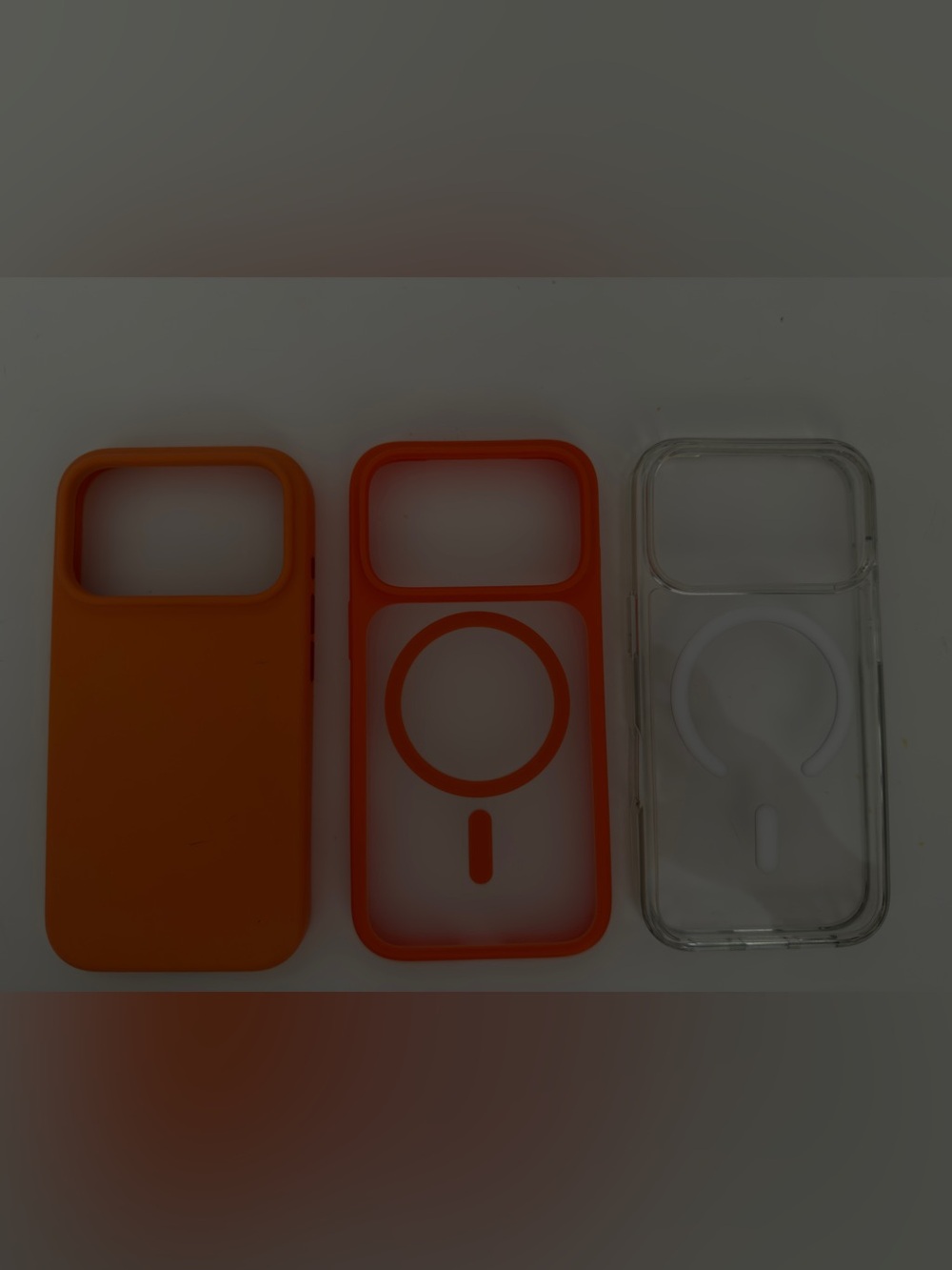 Orange MagSafe-Compatible iPhone 17 Pro Case Frame